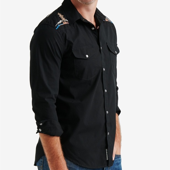 LUCKY BRAND Santa Fe Classic Embroidered Western - Picture 3 of 7